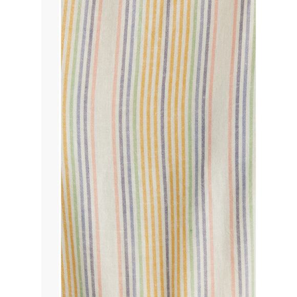 Marine Layer Laney Stripe Tiered Cotton Mini Dress in Beachy Stripe, XL - Picture 5 of 12